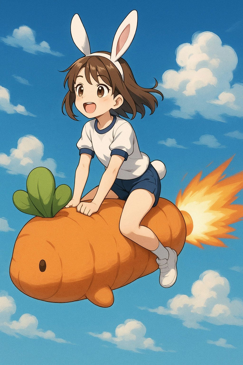 うさ耳飛行