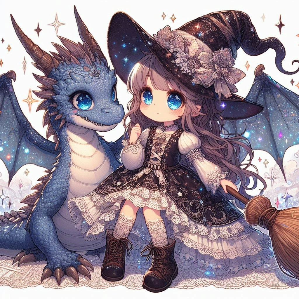 ドラゴンと魔女っ子の絆