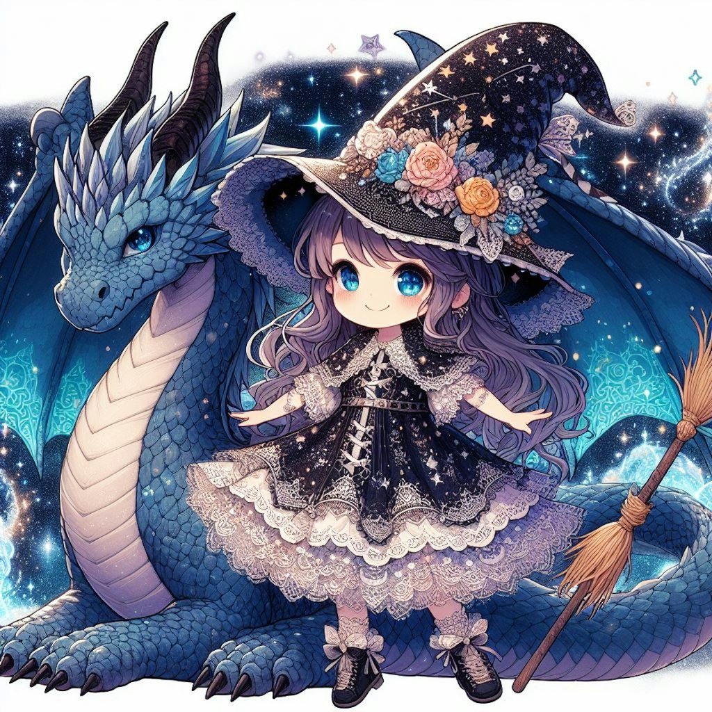 ドラゴンと魔女っ子の絆