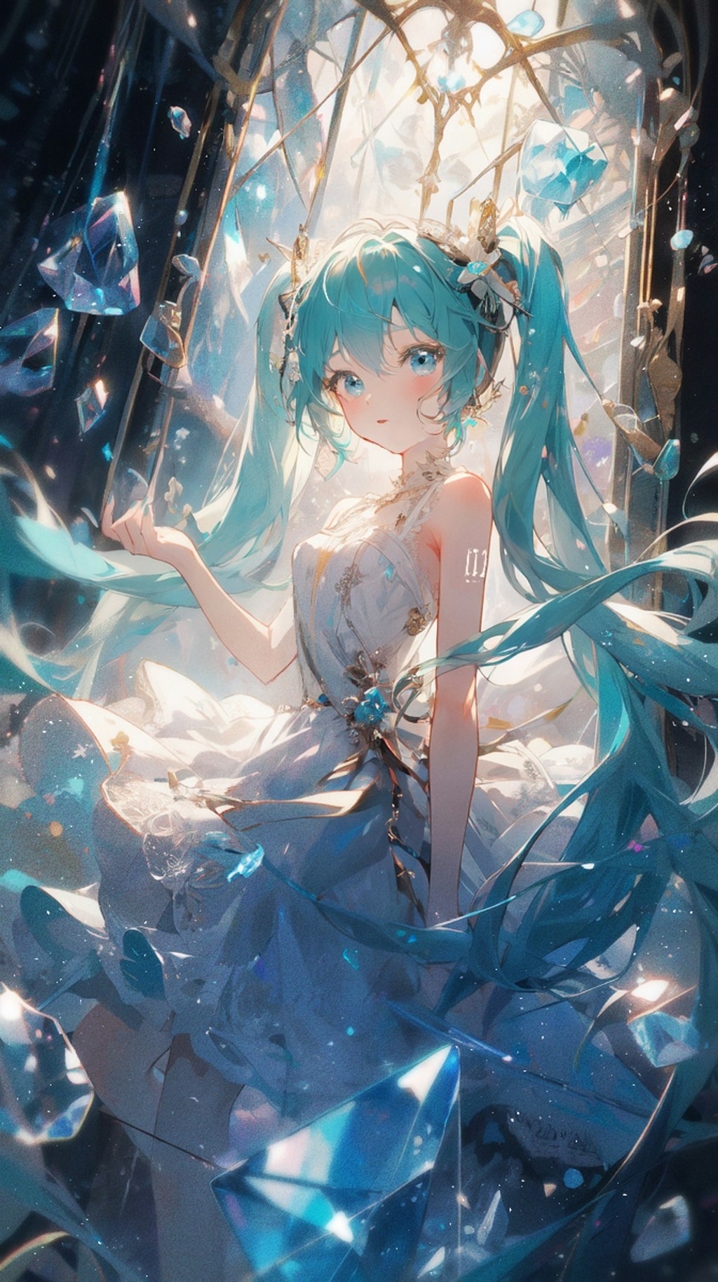 ガラスの国の初音ミクさん