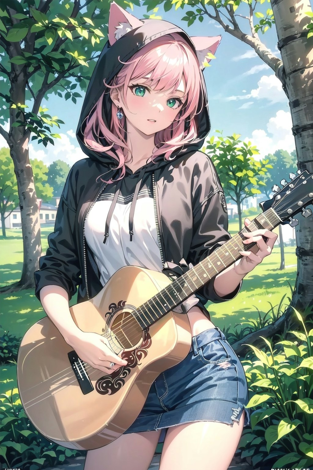 猫耳フードギタリスト🐱🎸