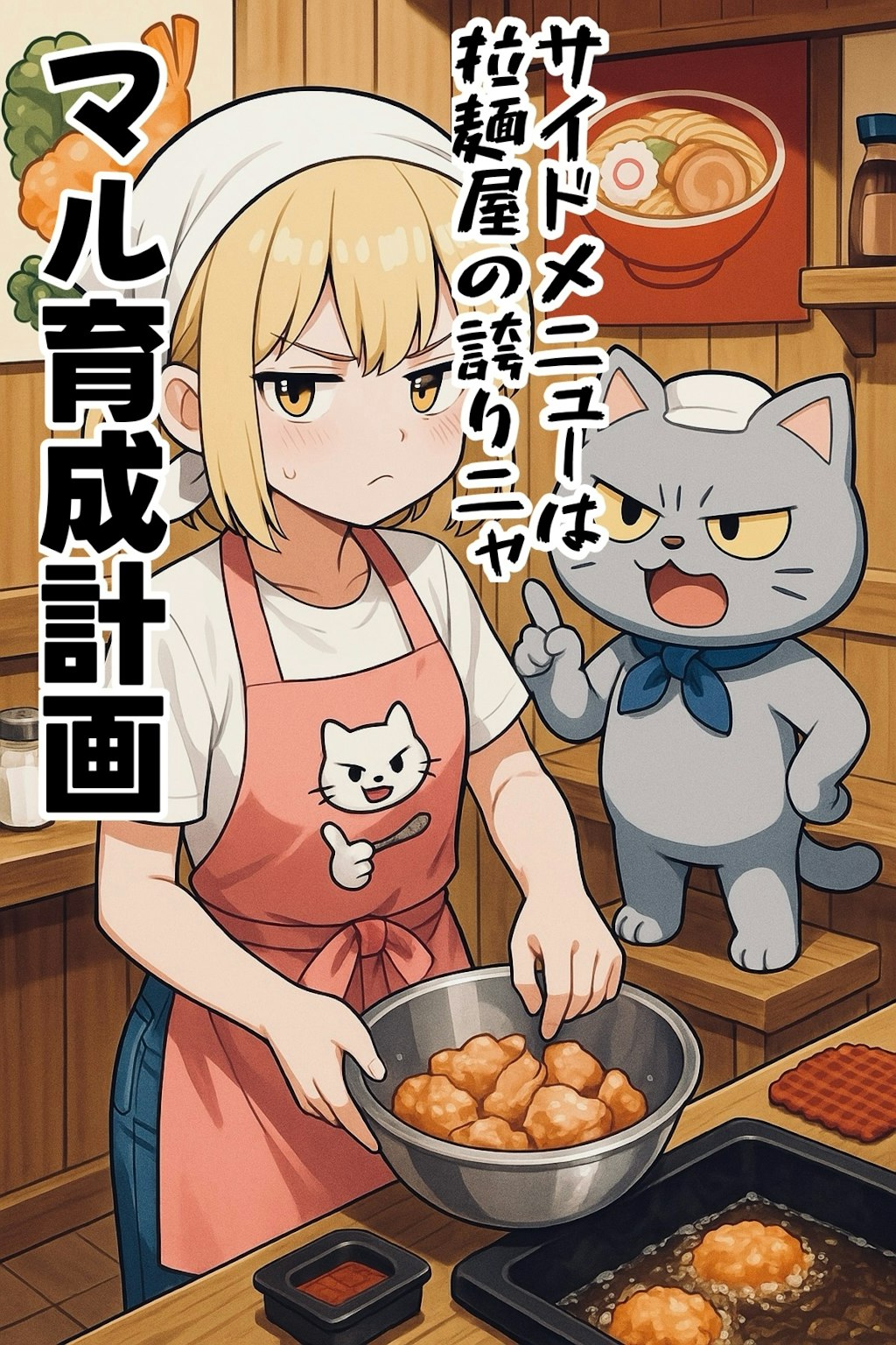マルは唐揚げを作るニャ【マル育成計画外伝】