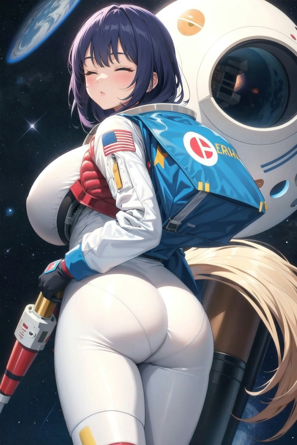 スペースキス顔