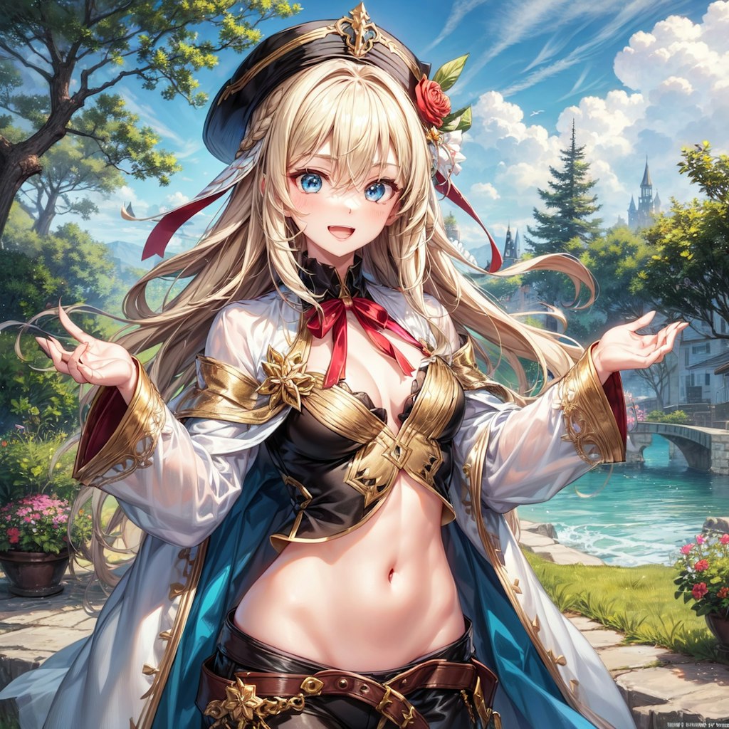 金髪の女の子