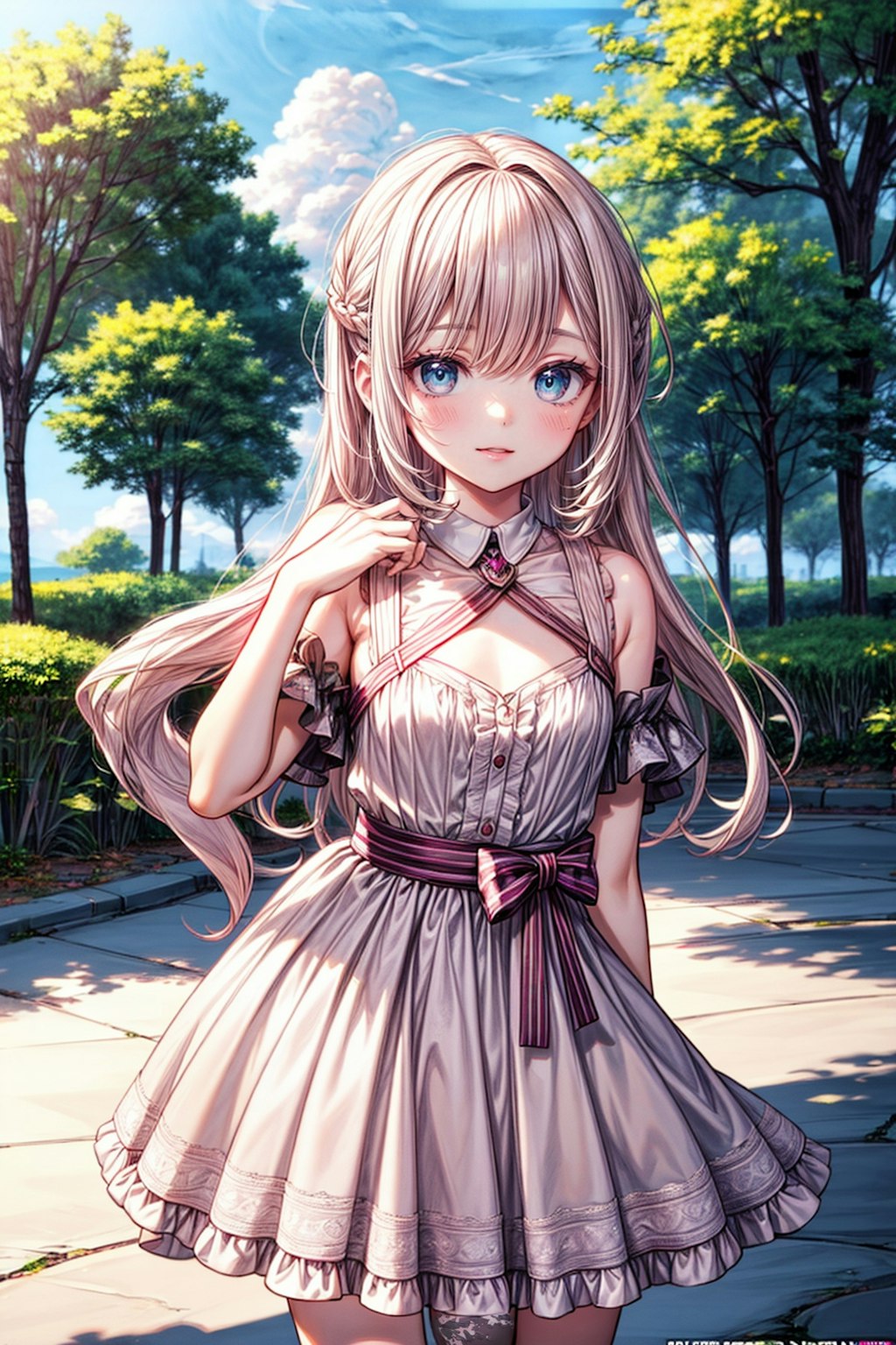 ワンピースの女の子 Girl in a dress