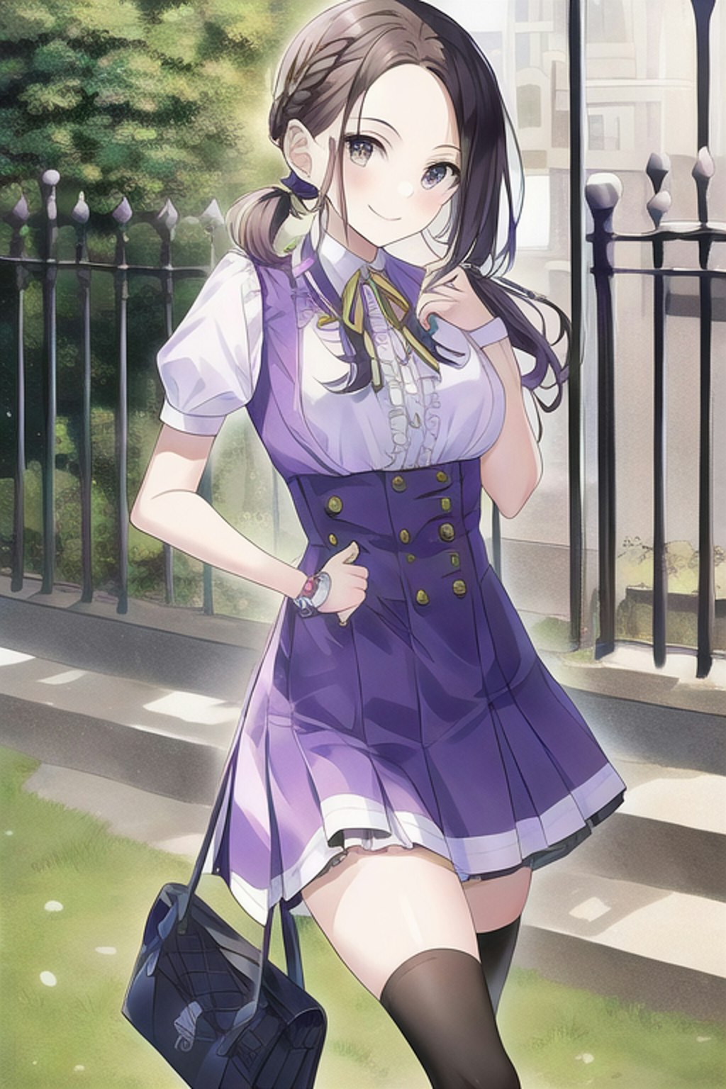 紫の制服