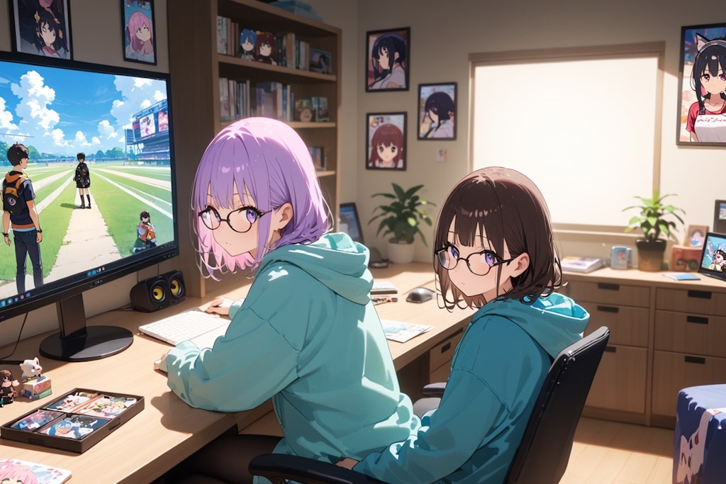 仲良し姉妹