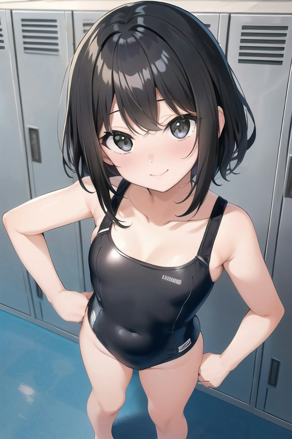 彼女が水着に着替えたら