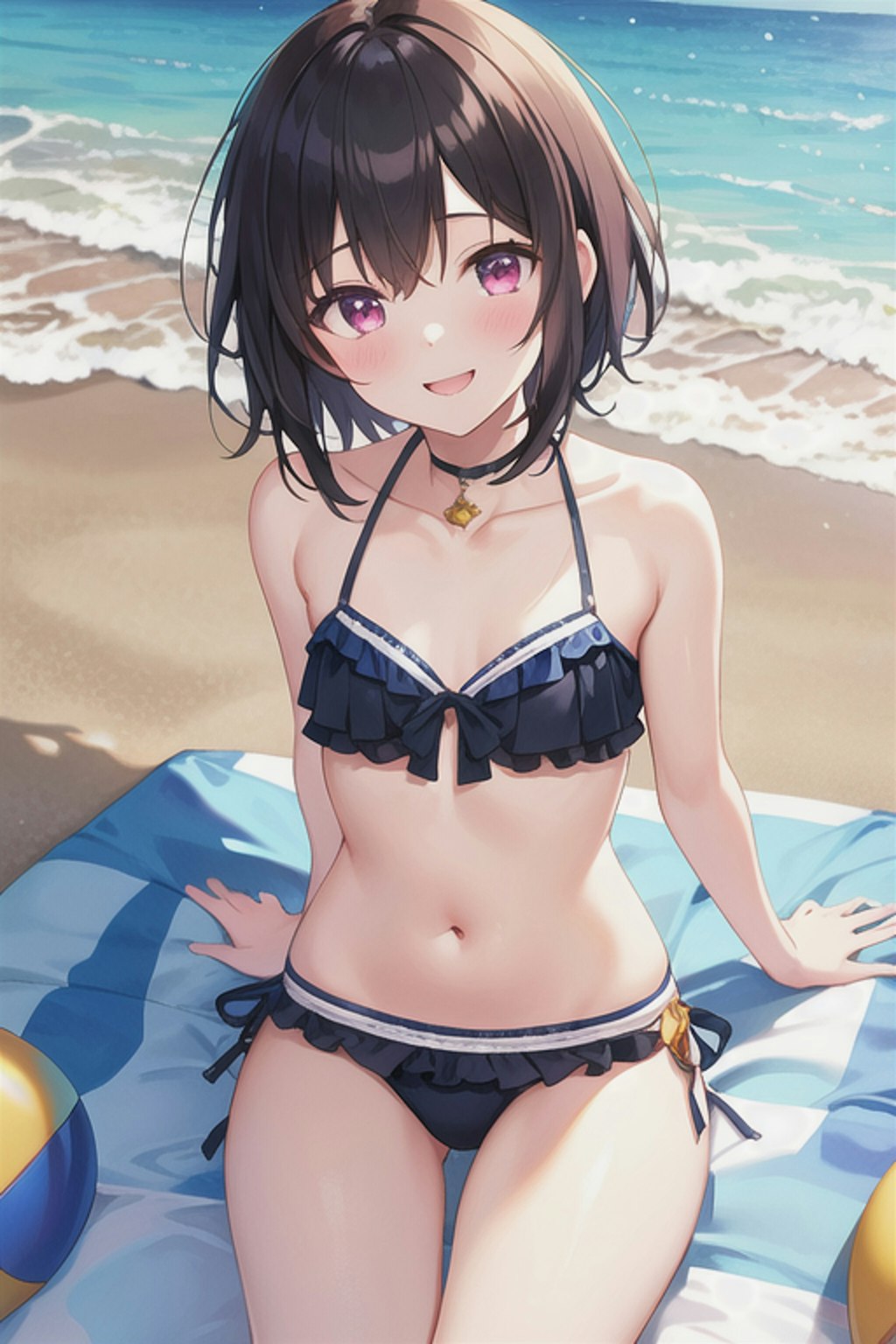 みんなでビーチ！