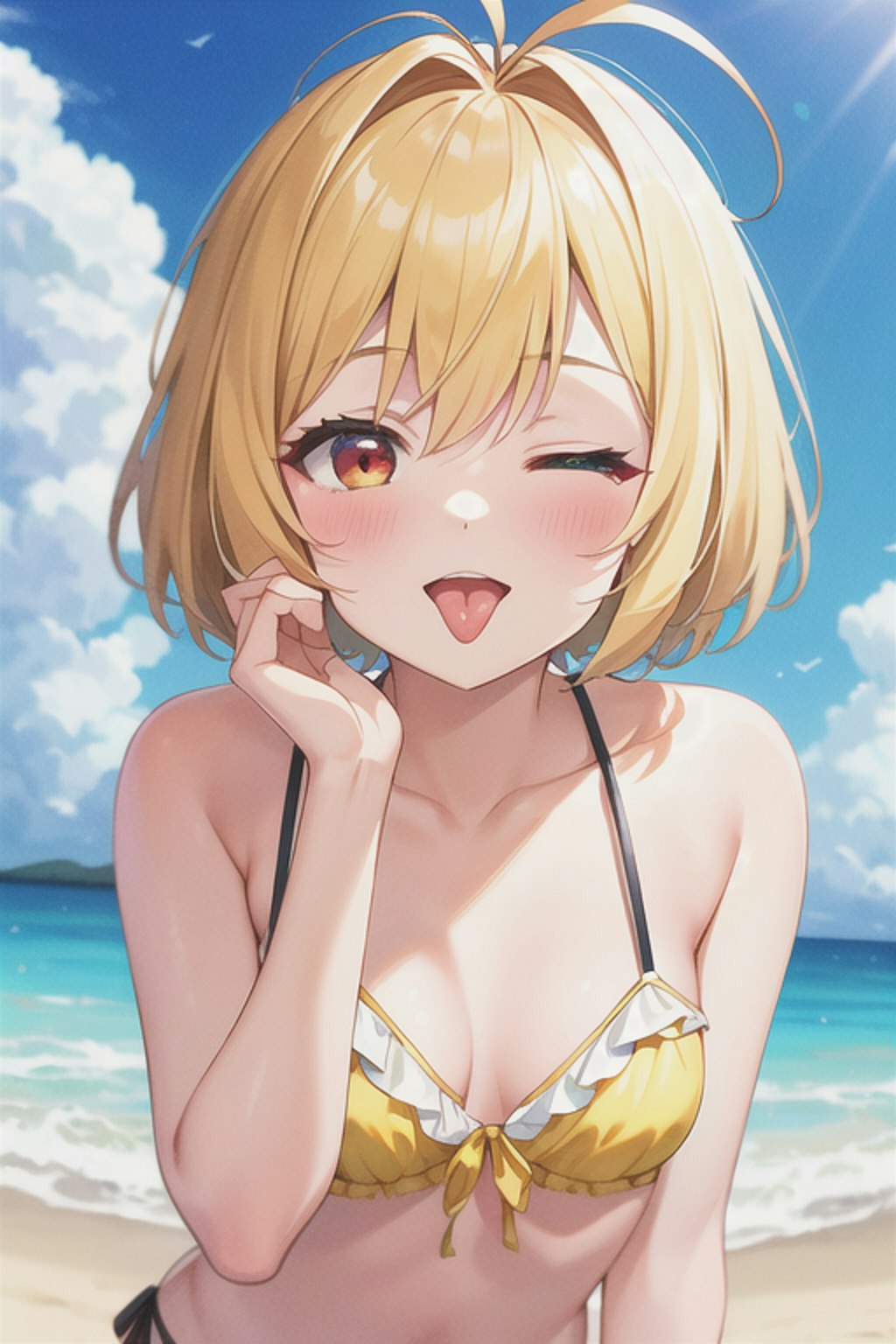 みんなでビーチ！