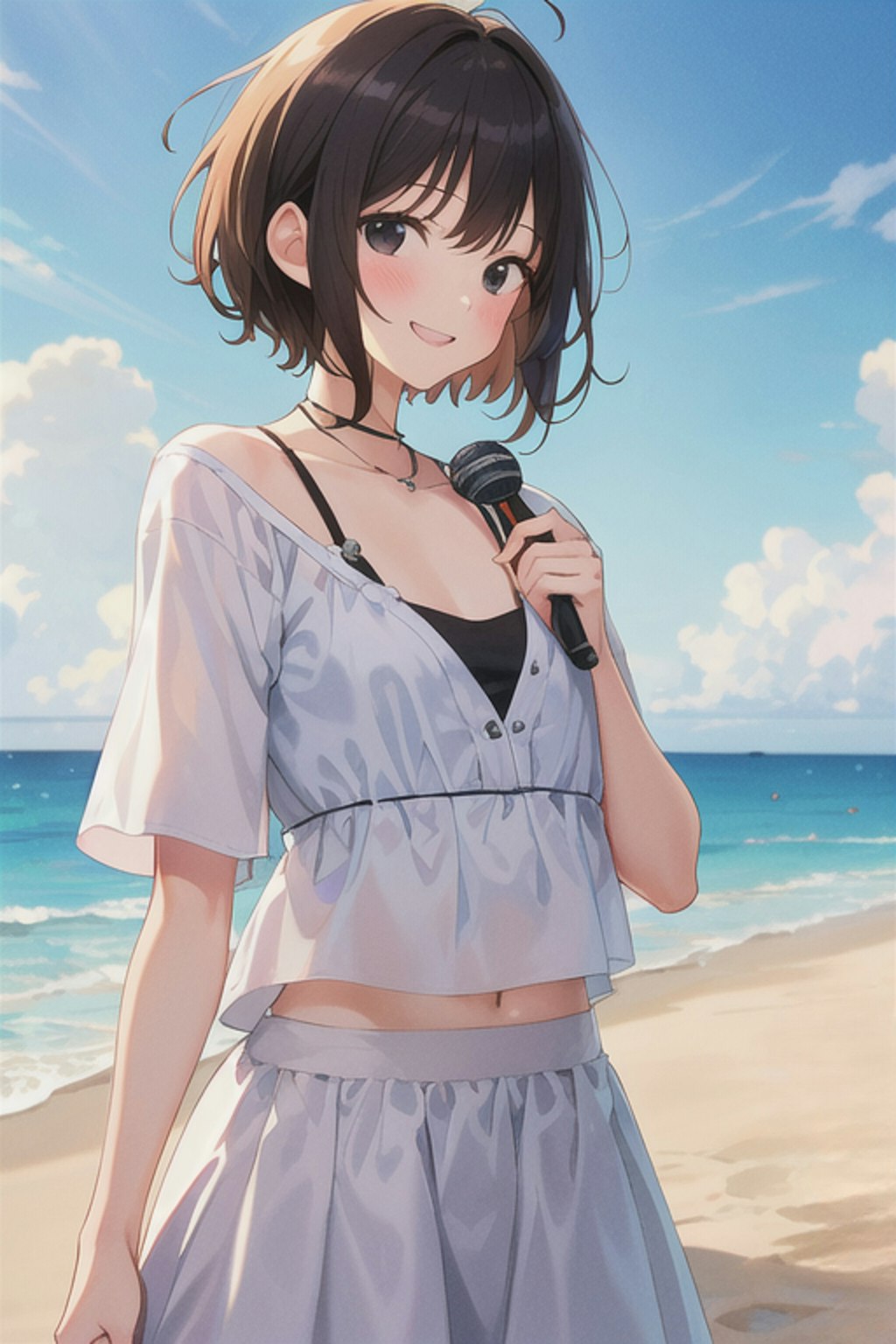 みんなでビーチ！