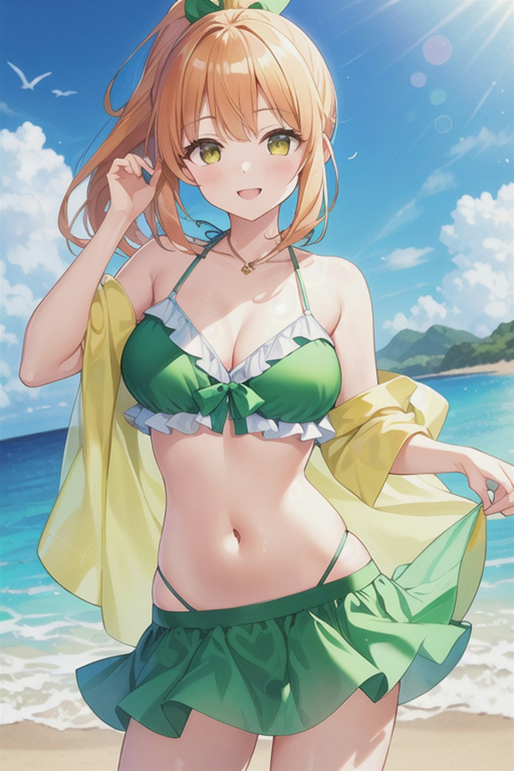 みんなでビーチ！