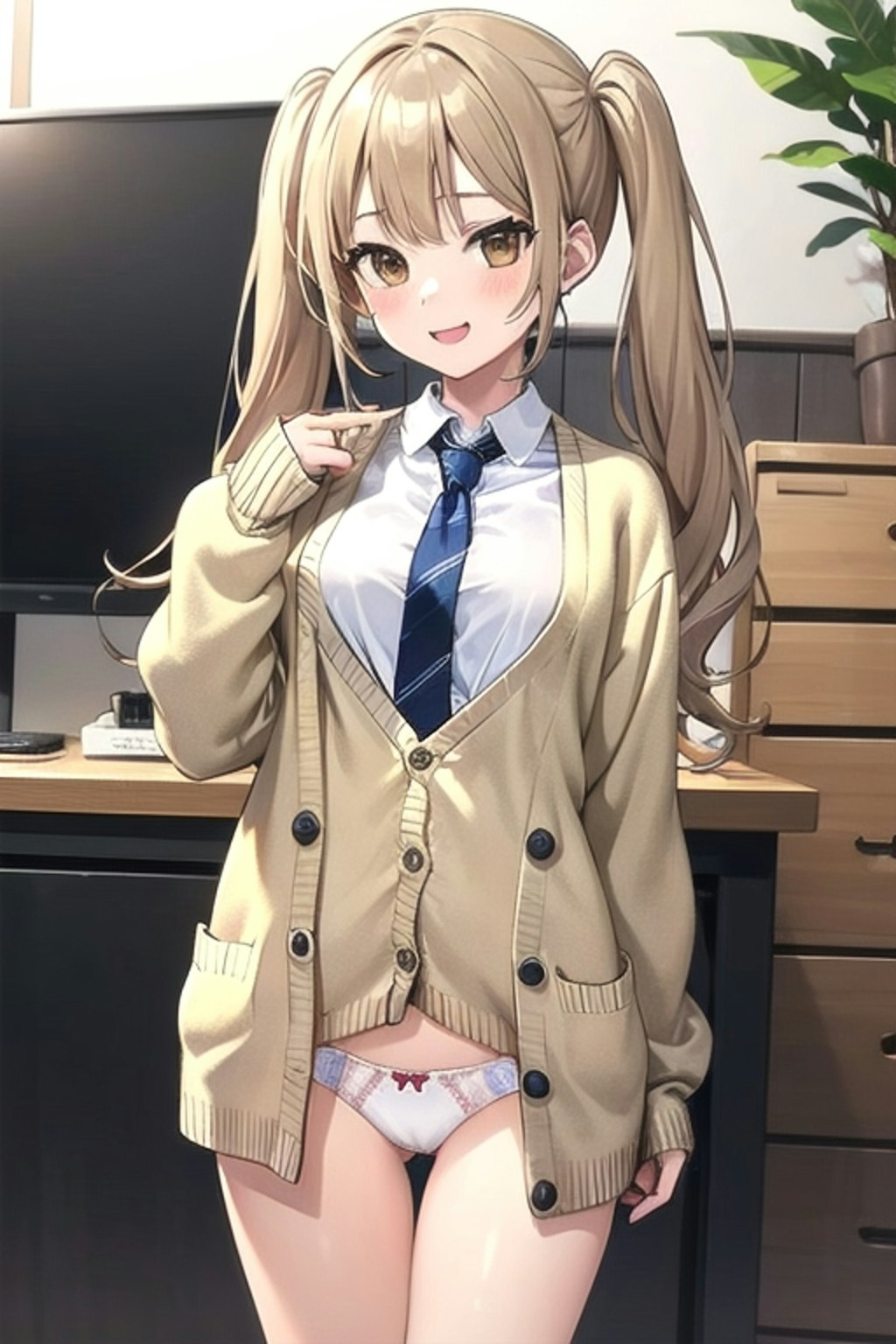 School twintails girl