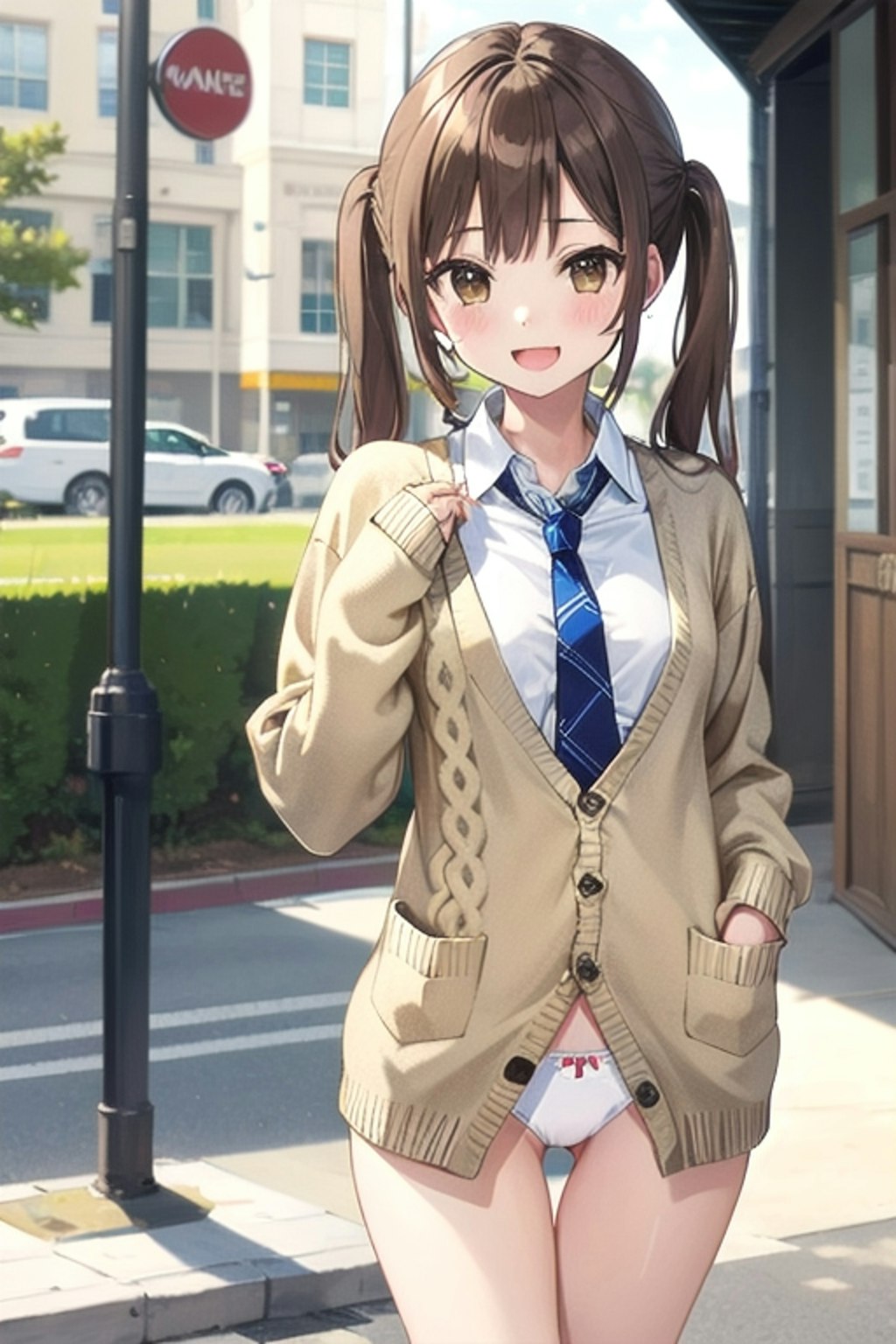 School twintails girl