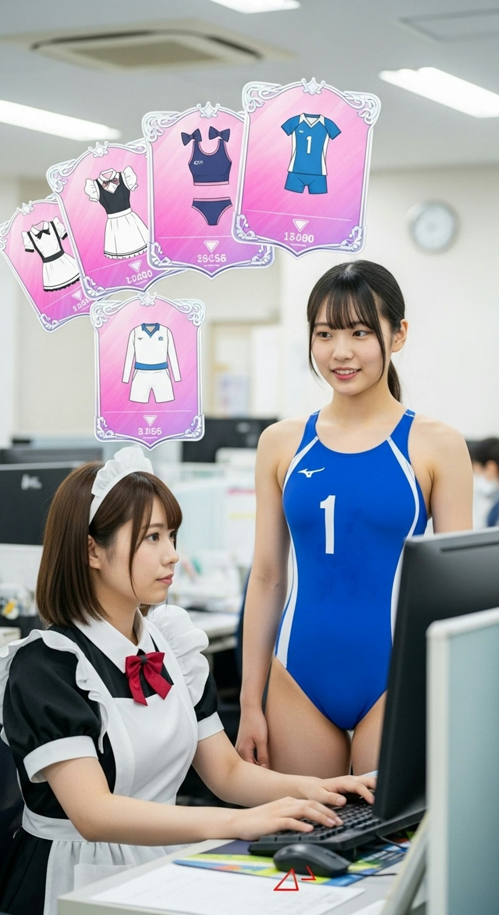 社員のコスチュームを自由にカスタマイズしたい