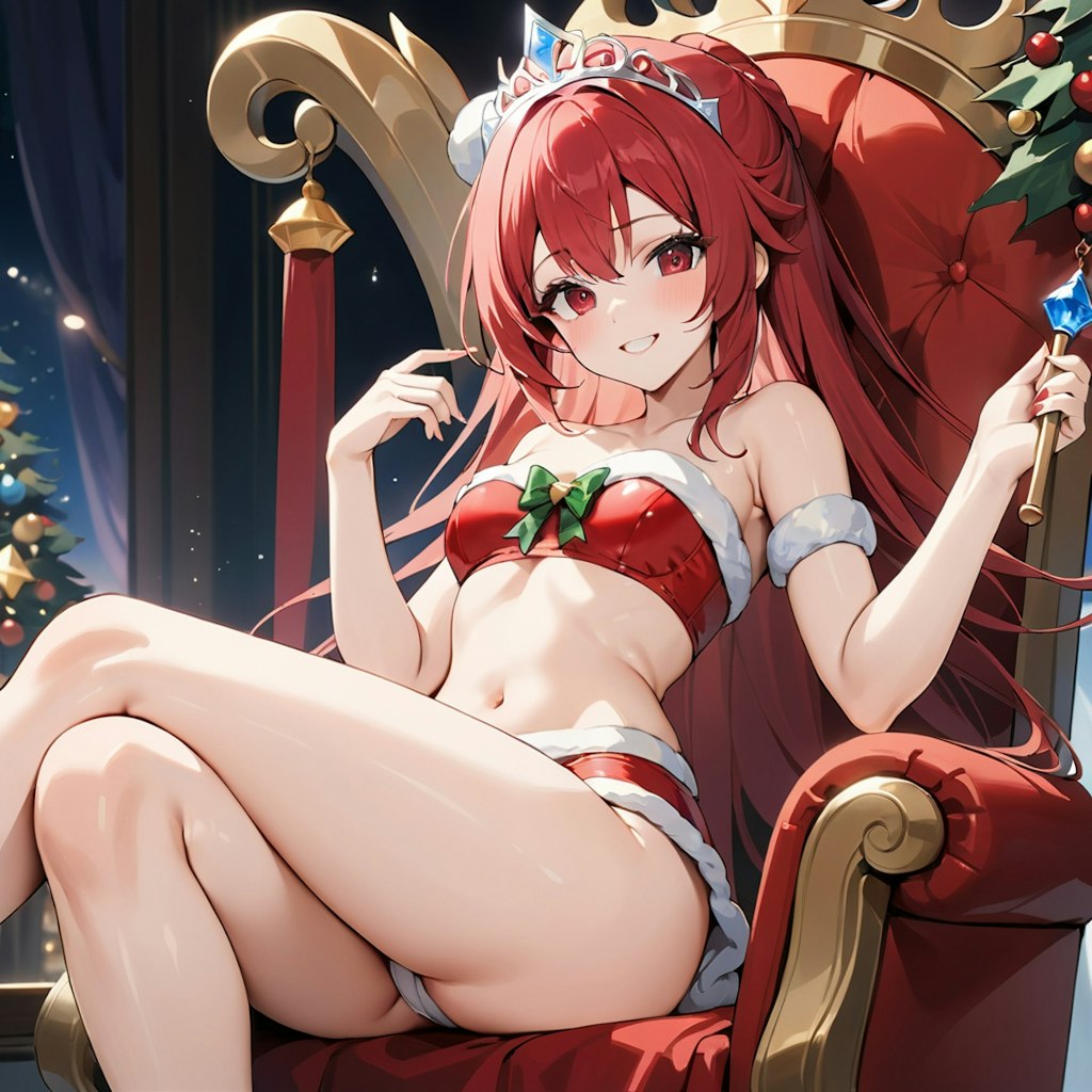 お題：ちちぷいクリスマスに参加する（魔法使いと王女達）