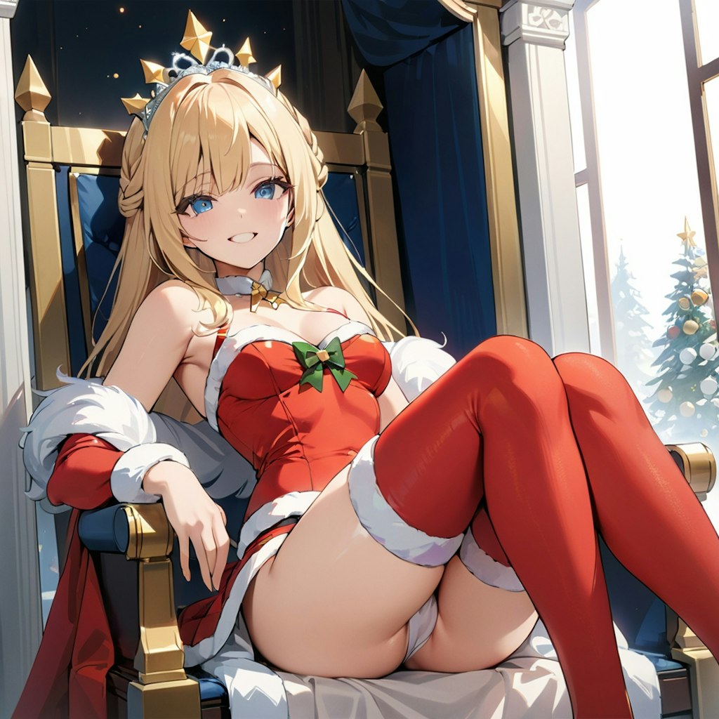 お題：ちちぷいクリスマスに参加する（魔法使いと王女達）