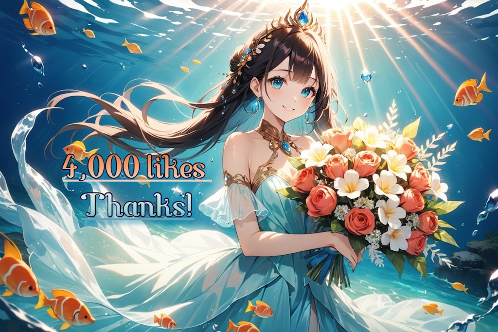 4,000いいね🌊ありがとう！