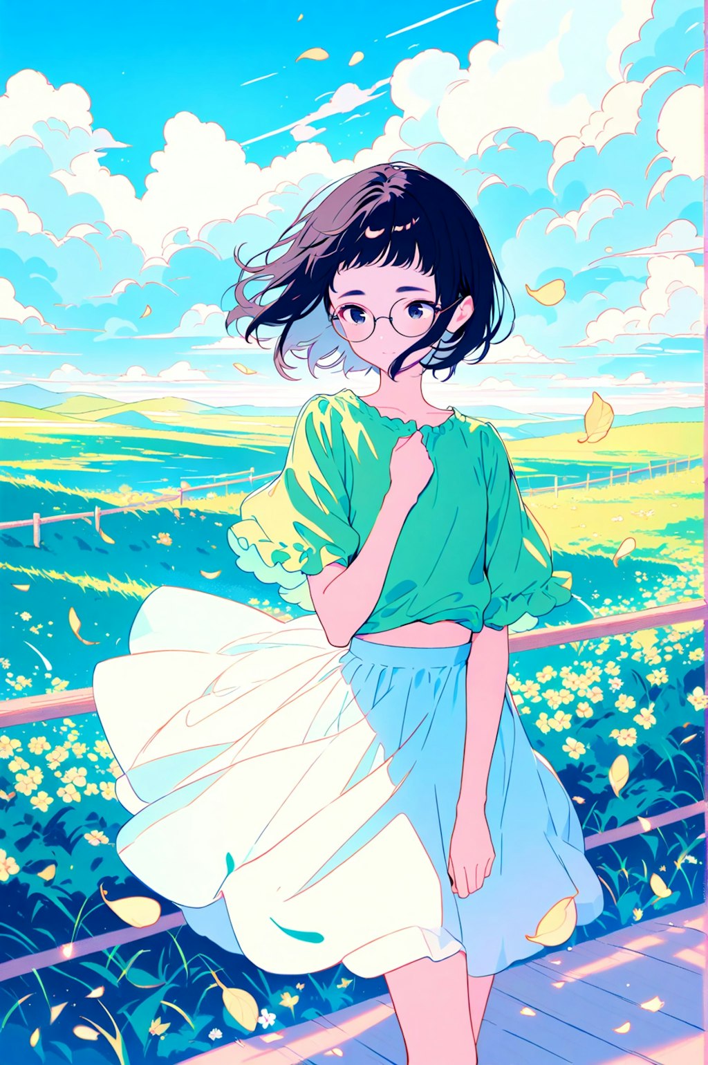 皐月の風に吹かれて