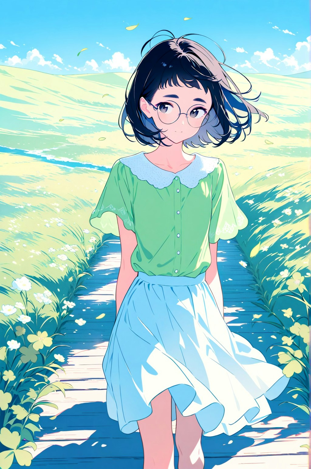 皐月の風に吹かれて