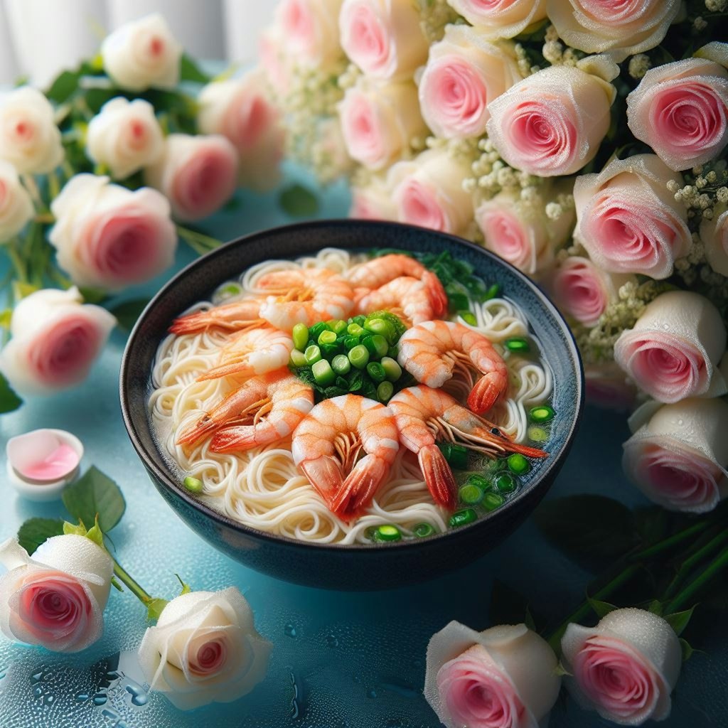 薔薇 VS seafood noodle