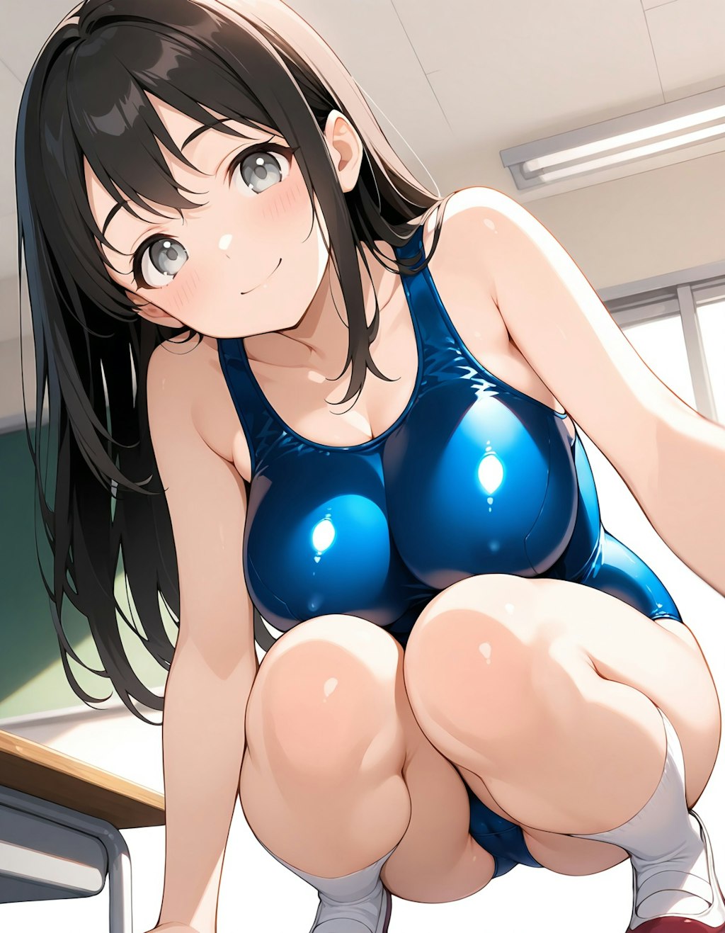 スク水と靴下