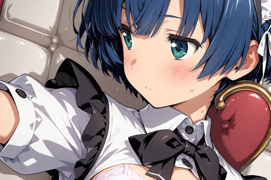 メイド柑菜さんのアップ(*´ω｀*)