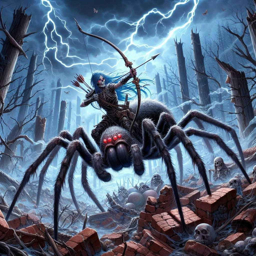 スケルトンライダー -Spider Riding Archer-