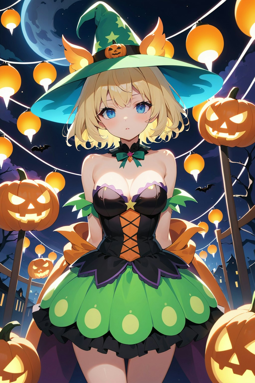 ハロウィンの金髪さん3