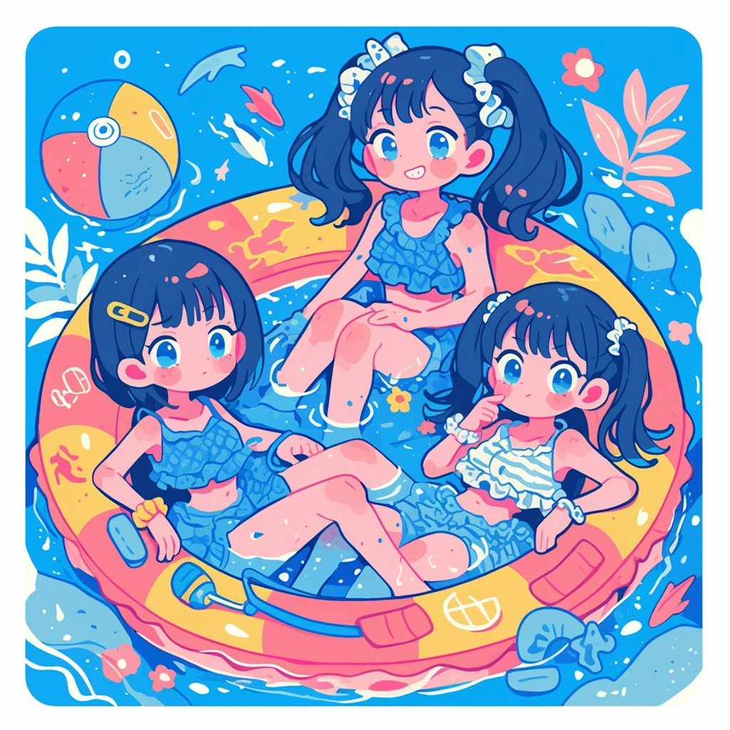 夏休みがーるず🏖