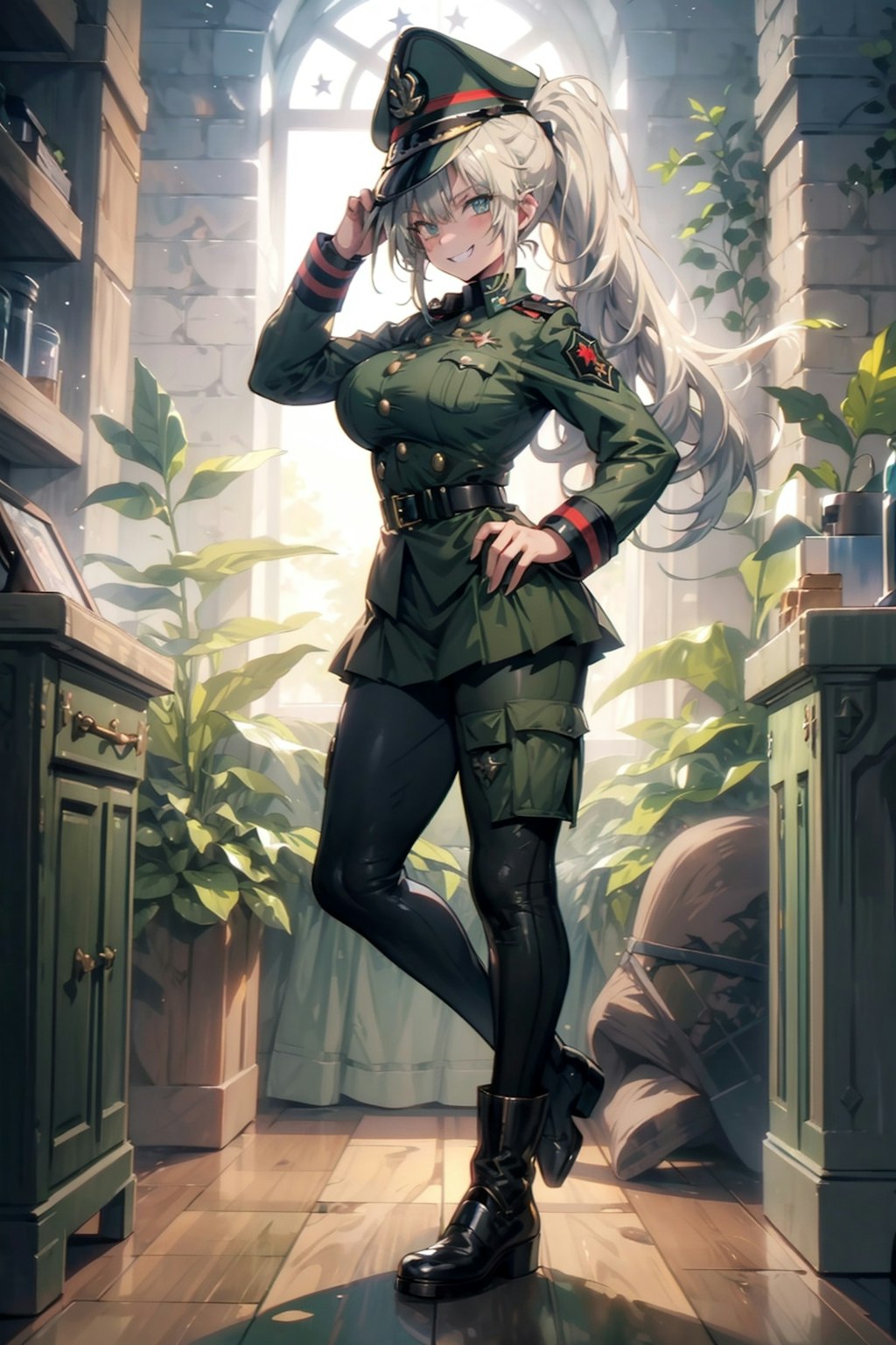 女軍人