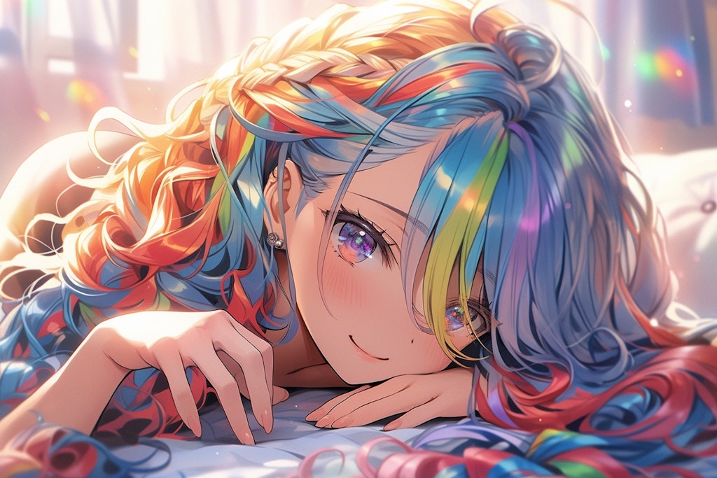 Rainbow Hair • niji 47