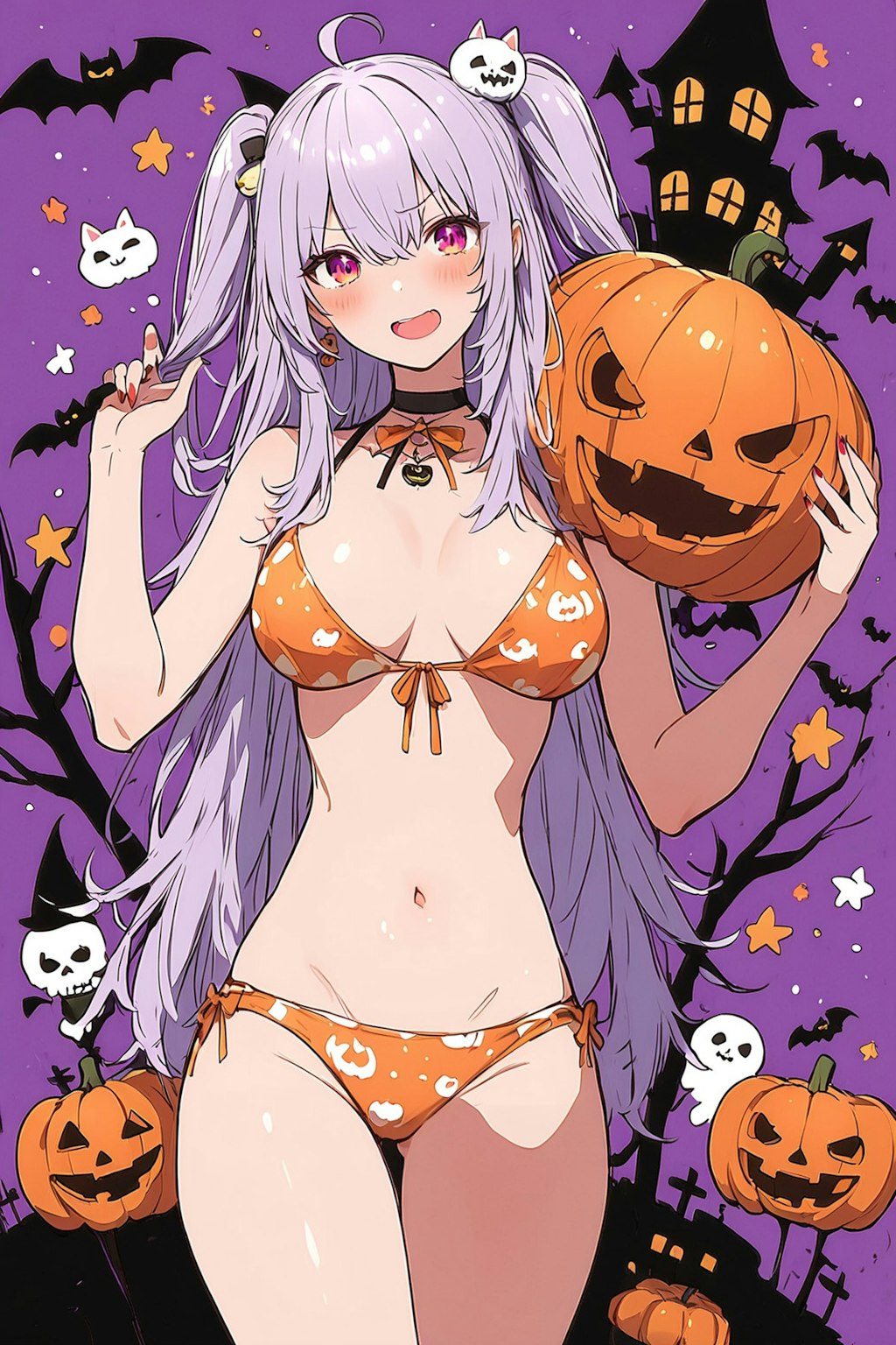 ハロウィンの女の子