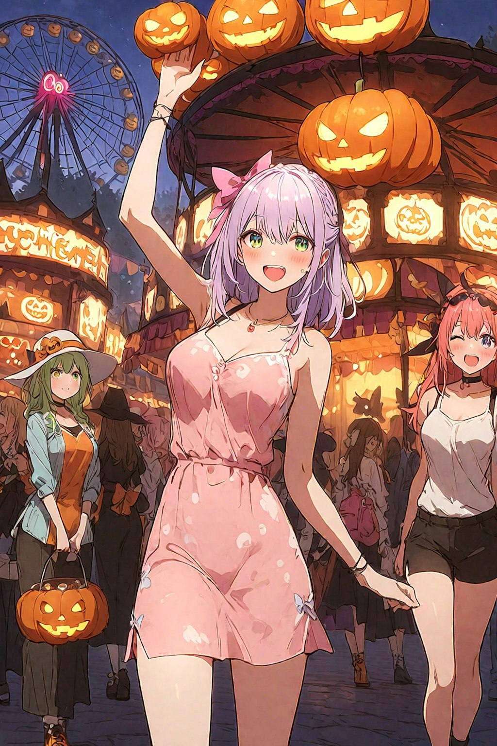 ハロウィンの女の子