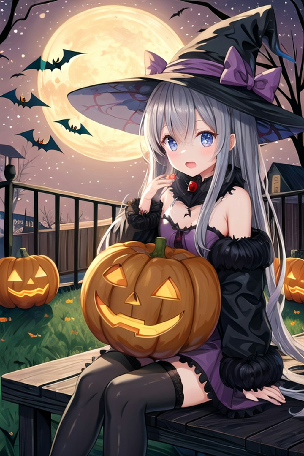 ハロウィンの女の子