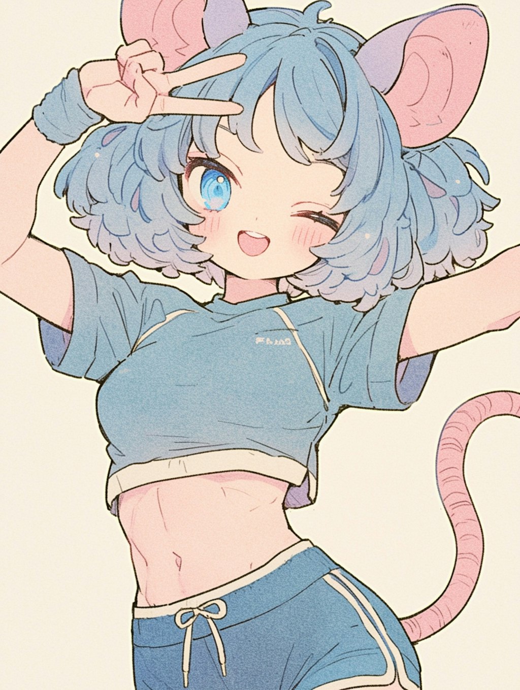 腹筋ねずみガール🐭