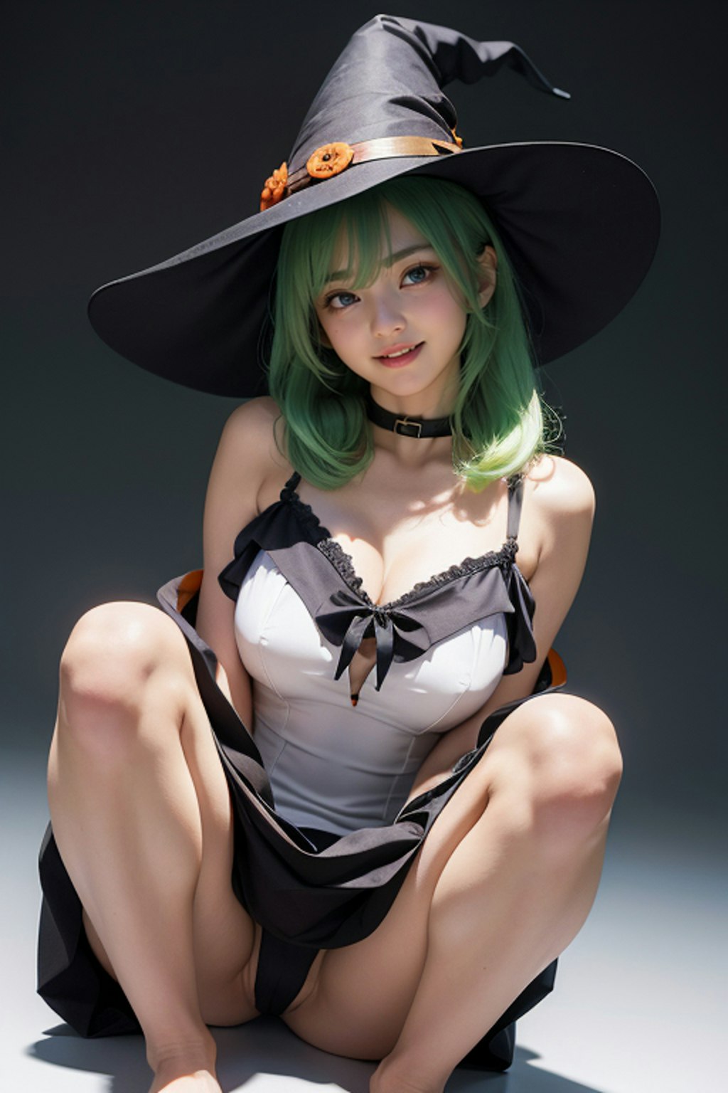 ハロウィンコスプレ グリーン5