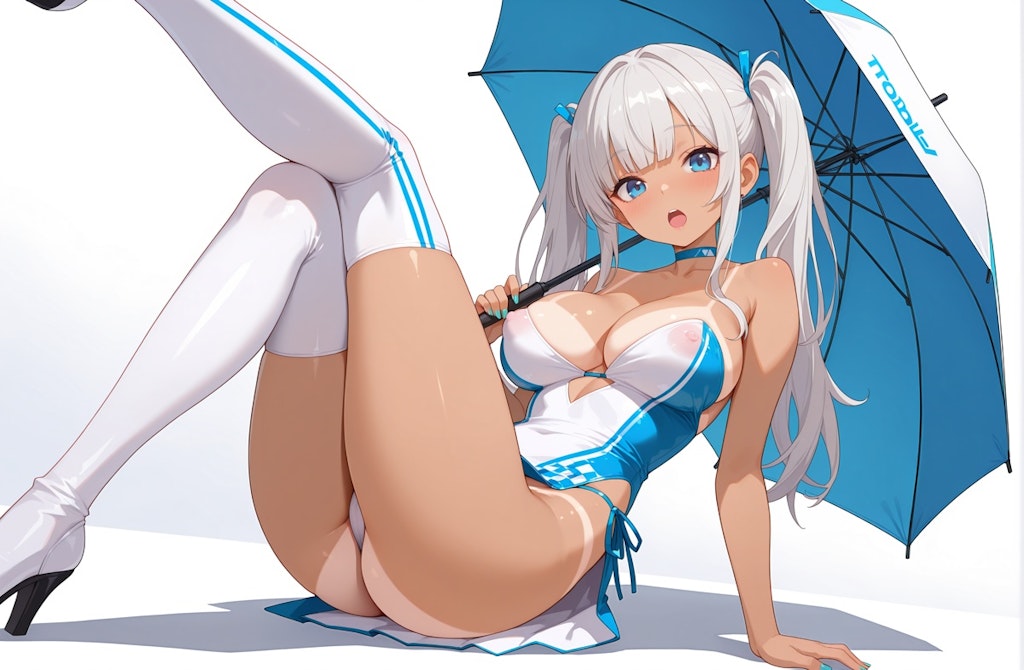 レースクイーンの娘♪日焼け跡ver.♡