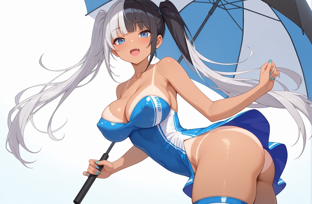 レースクイーンの娘♪日焼け跡ver.♡