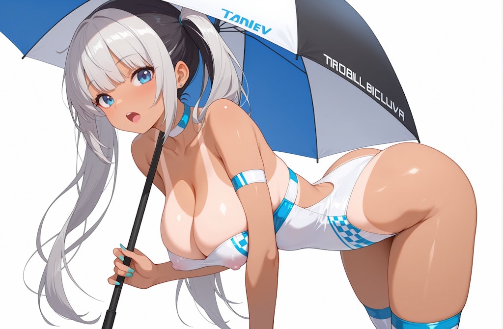 レースクイーンの娘♪日焼け跡ver.♡