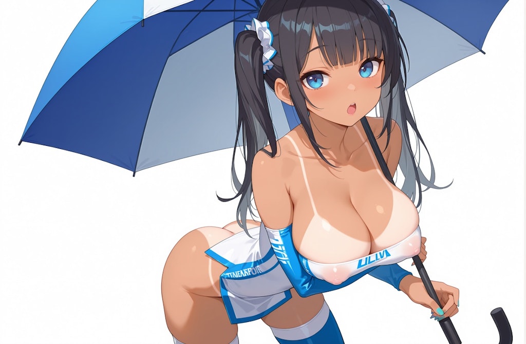 レースクイーンの娘♪日焼け跡ver.♡