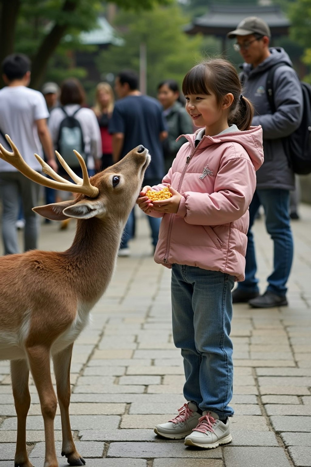 少女と動物(8枚)