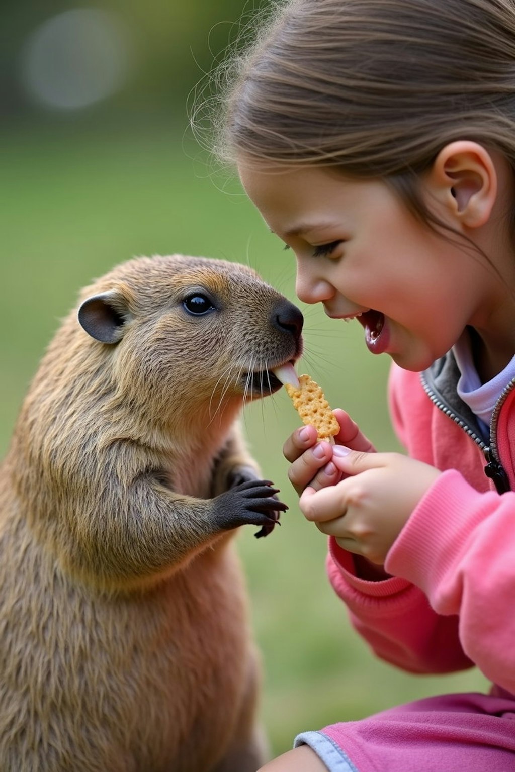 少女と動物(8枚)