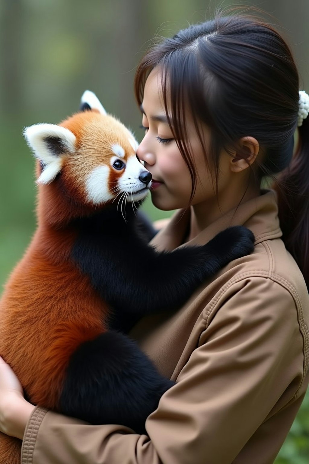 少女と動物(8枚)