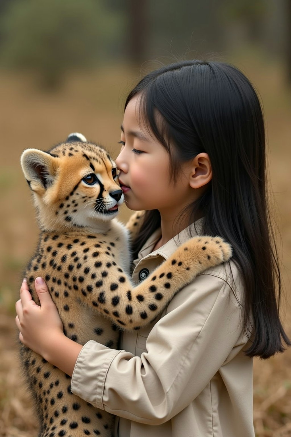 少女と動物(8枚)