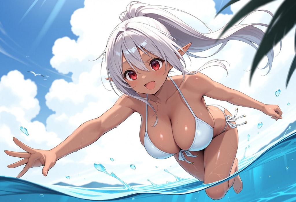 褐色エルフさん・われは海の子