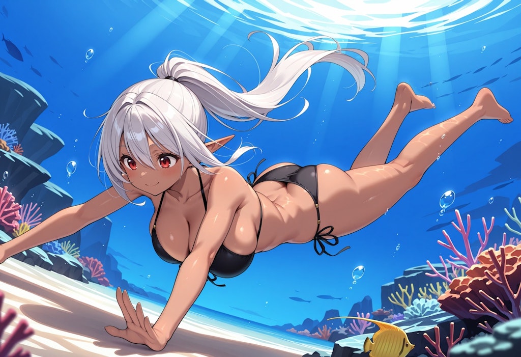 褐色エルフさん・われは海の子