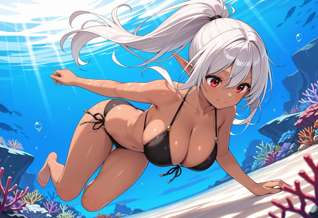 褐色エルフさん・われは海の子