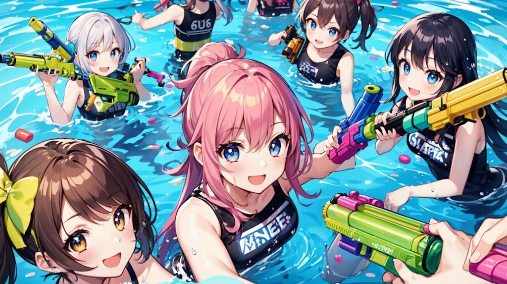 water gun Battle