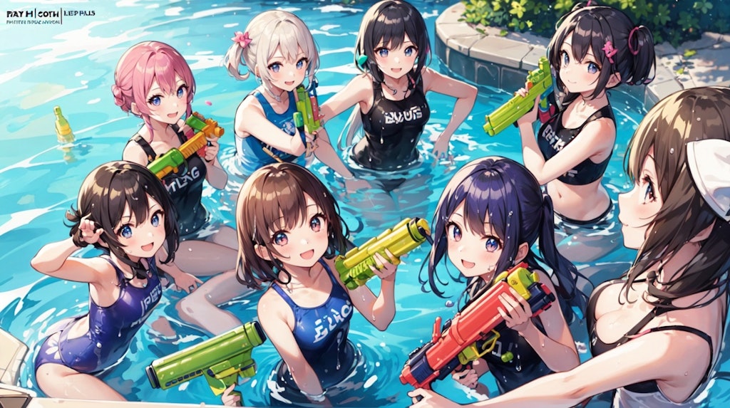 water gun Battle